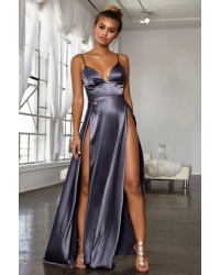 ABYSS BY ABBY NIKKI GOWN GREY